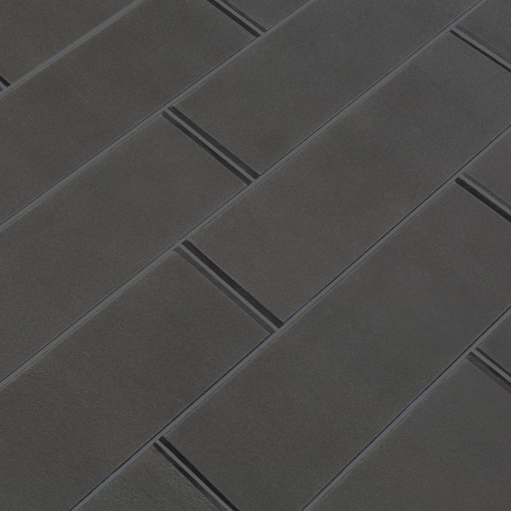 MSI Metallic 4 In. X 12 In. Glossy Glass Gray Subway Tile (5 Sq. Ft. / Case) 5 MSI Metallic 4 In. X 12 In. Glossy Glass Gray Subway Tile (5 Sq. Ft. / Case) - Image 5