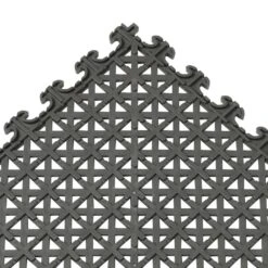 Norsk Multi-Purpose 18.3 In. X 18.3 In. Dove Gray Commercial PVC Garage Flooring Tile With Vented Drain Pattern (6-Pieces) -Floor Promotion Store a88c8321ec42069a6e96ea5a00e64a83 1800x1800