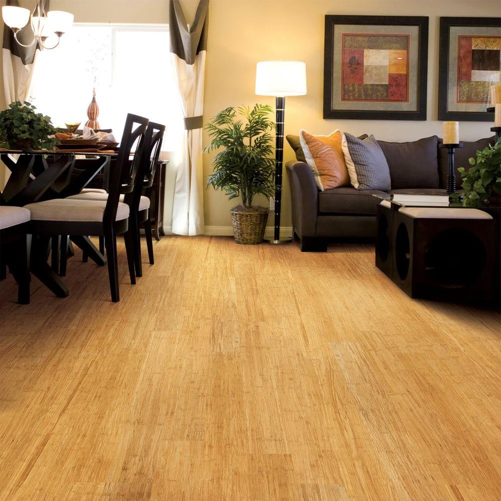 Home Legend Wire Brushed Strand Woven Lyndon 3/8 In. T X 3-7/8 In. W X 36-1/4 In. Length Solid Bamboo Flooring (23.41 Sq. Ft. /case) 4 Home Legend Wire Brushed Strand Woven Lyndon 3/8 In. T X 3-7/8 In. W X 36-1/4 In. Length Solid Bamboo Flooring (23.41 Sq. Ft. /case) - Image 4