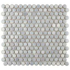 Merola Tile Hudson Penny Round Grey Eye 12 In. X 12 In. Porcelain Mosaic Tile (10.74 Sq. Ft. / Case) 9 Merola Tile Hudson Penny Round Grey Eye 12 In. X 12 In. Porcelain Mosaic Tile (10.74 Sq. Ft. / Case) -Floor Promotion Store ac38c5fcc13293127247dd6633af4bbc 1800x1800