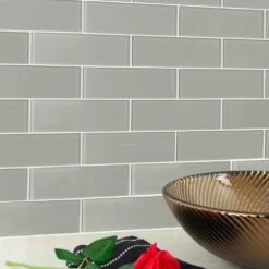 MSI Pebble 3 In. X 9 In. X 8mm Glossy Glass Gray Subway Tile (3.8 Sq. Ft. /case) -Floor Promotion Store ae5a16ca84dcf8643357cc0dd76ee37a 1800x1800