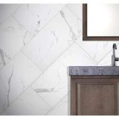 Florida Tile Home Collection Carrara Matte Rectified 12 In. X 24 In. Porcelain Floor And Wall Tile (13.3 Sq. Ft. /case) -Floor Promotion Store b038417f3e7c9713c0ebe23f738bf8c5 1800x1800