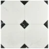 Merola Tile Betera Jet Blanco 13-1/8 In. X 13-1/8 In. Ceramic Floor And Wall Tile (11.18 Sq. Ft. / Case)