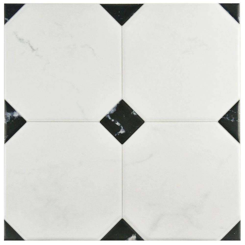 Merola Tile Betera Jet Blanco 13-1/8 In. X 13-1/8 In. Ceramic Floor And Wall Tile (11.18 Sq. Ft. / Case) 1 Merola Tile Betera Jet Blanco 13-1/8 In. X 13-1/8 In. Ceramic Floor And Wall Tile (11.18 Sq. Ft. / Case)