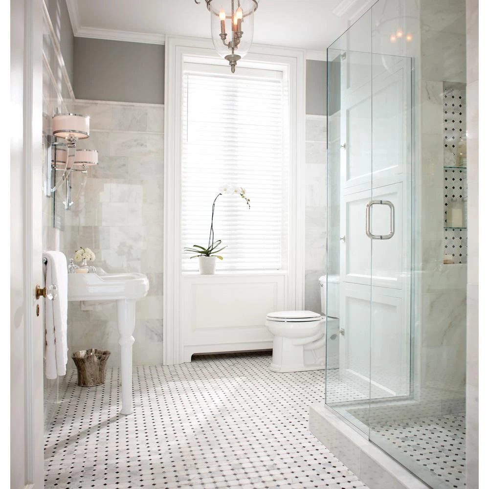 MSI Greecian White Pencil Molding 3/4 In. X 12 In. Polished Marble Wall Tile (1 Lin. Ft.) 2 MSI Greecian White Pencil Molding 3/4 In. X 12 In. Polished Marble Wall Tile (1 Lin. Ft.) - Image 2