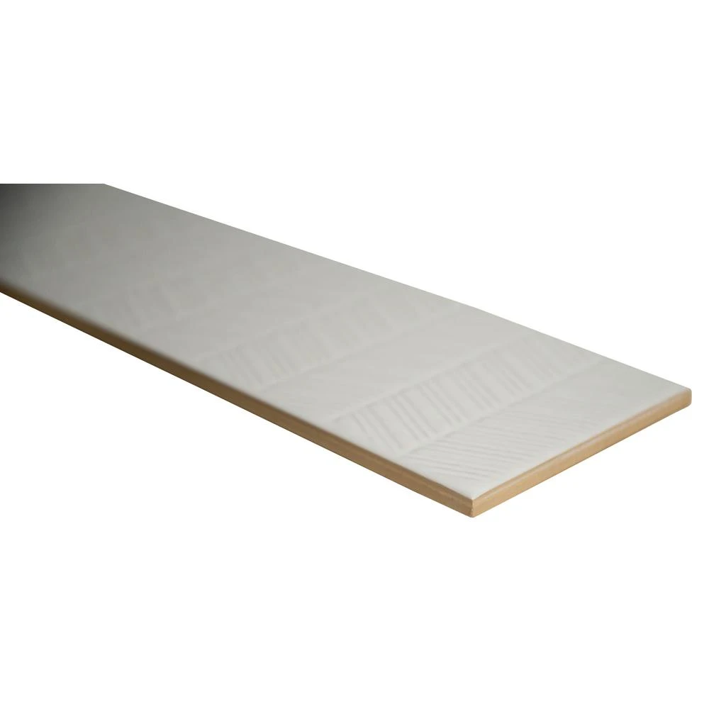 MSI Citylights Pure 3D Mix 12 In. X 4 In. Glossy Ceramic White Textured Subway Tile (9.9 Sq. Ft. / Case) 8 MSI Citylights Pure 3D Mix 12 In. X 4 In. Glossy Ceramic White Textured Subway Tile (9.9 Sq. Ft. / Case) - Image 8