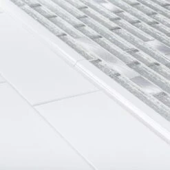 Jeffrey Court Ice Pencil 11.5 In. X 11.875 In. X 8 Mm Interlocking Textured Glossy Glass/Metal Mosaic Tile 11 Jeffrey Court Ice Pencil 11.5 In. X 11.875 In. X 8 Mm Interlocking Textured Glossy Glass/Metal Mosaic Tile -Floor Promotion Store b27cc57b837592329770bf472b8d8ff5 1800x1800