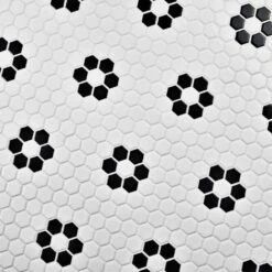 Merola Tile Metro Hex Matte White With Flower 10-1/4 In. X 11-3/4 In. X 6mm Porcelain Mosaic Tile (8.56 Sq. Ft. / Case) 15 Merola Tile Metro Hex Matte White With Flower 10-1/4 In. X 11-3/4 In. X 6mm Porcelain Mosaic Tile (8.56 Sq. Ft. / Case) -Floor Promotion Store b349246329401ca9db6f008ae4f96289 1800x1800