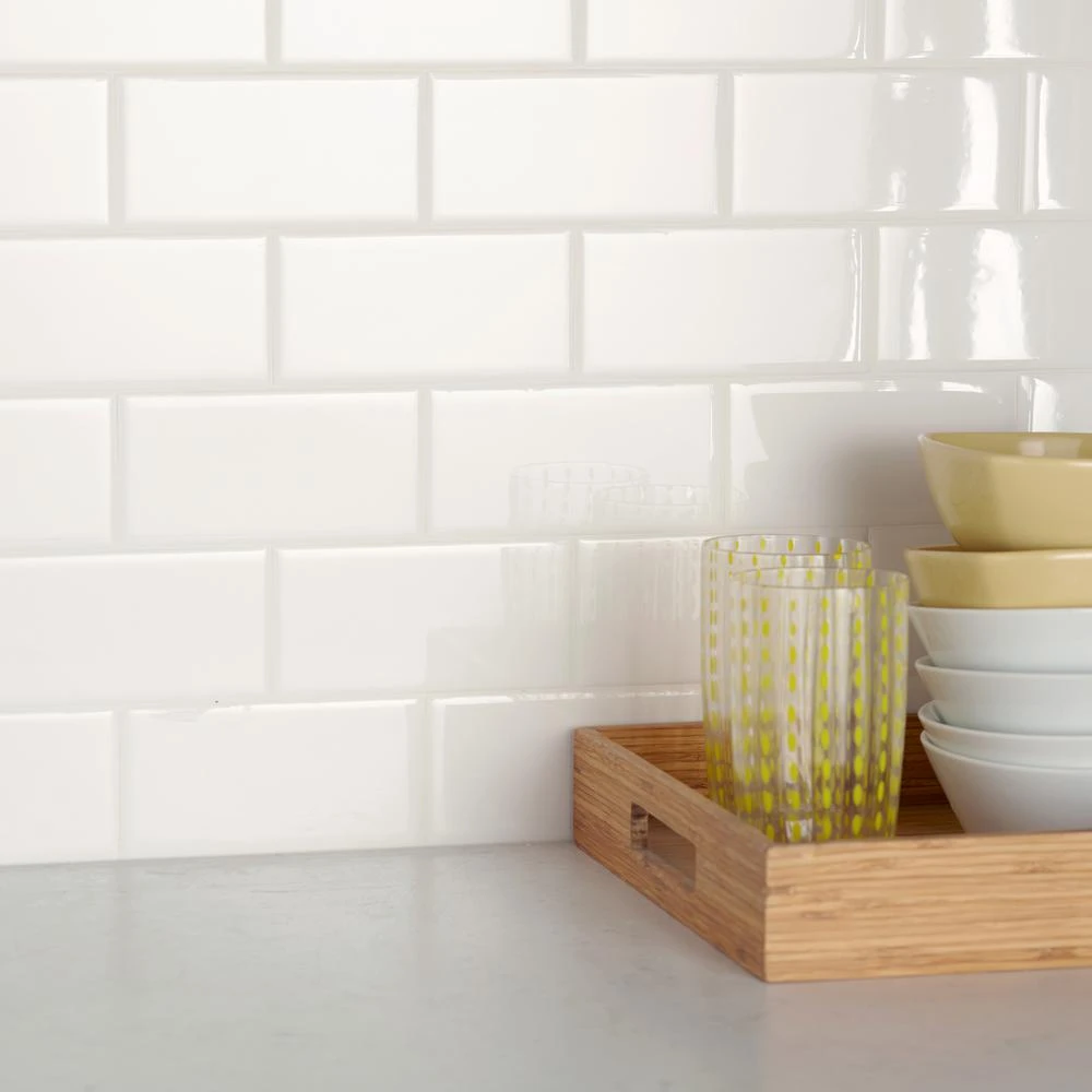 Daltile Restore 3 In. X 6 In. Ceramic Bright White Subway Tile (12.5 Sq. Ft. / Case) 5 Daltile Restore 3 In. X 6 In. Ceramic Bright White Subway Tile (12.5 Sq. Ft. / Case) - Image 5