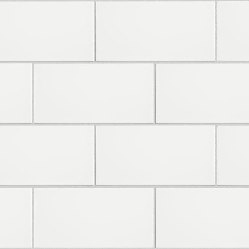 Merola Tile Projectos 7-3/4 In. X 3-7/8 In. Preto Matte Ceramic Subway Floor And Wall Subway Tile (11.46 Sq. Ft. / Case) 9 Merola Tile Projectos 7-3/4 In. X 3-7/8 In. Preto Matte Ceramic Subway Floor And Wall Subway Tile (11.46 Sq. Ft. / Case) - Image 9