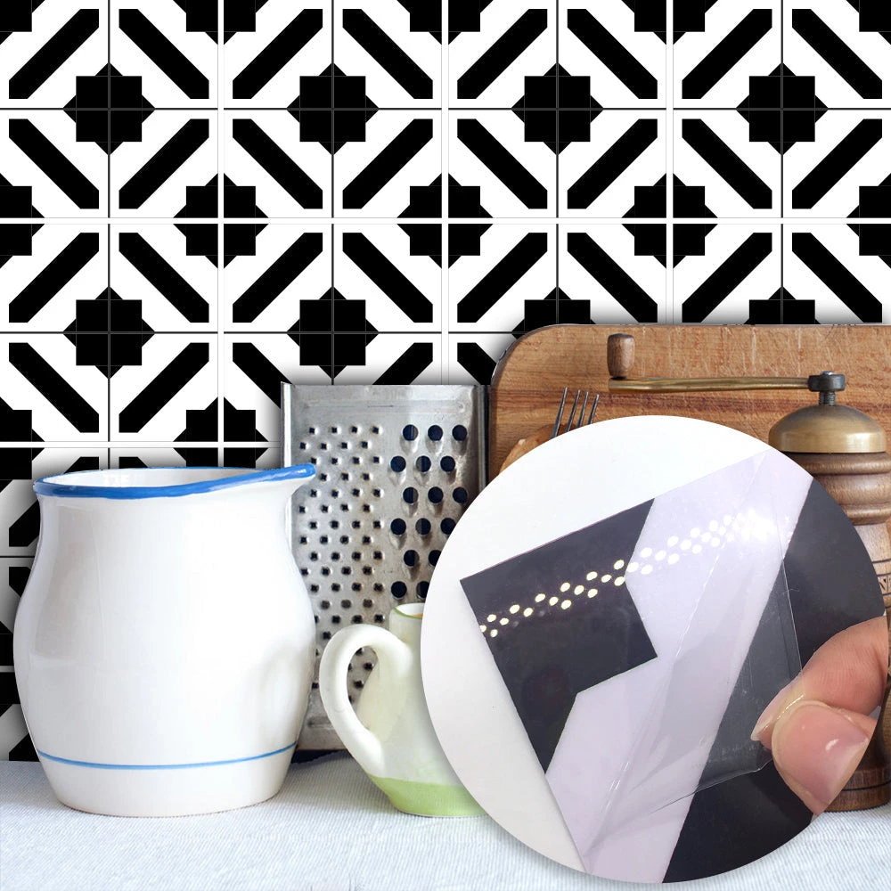 10Pcs Peel And Stick Backsplash Tile 3D Wall Tile Sticker Wallpaper Stickers For Kitchen Bathroom Backsplash Moroccan Style 15x15cm/20x20cm 1 10Pcs Peel And Stick Backsplash Tile 3D Wall Tile Sticker Wallpaper Stickers For Kitchen Bathroom Backsplash Moroccan Style 15x15cm/20x20cm