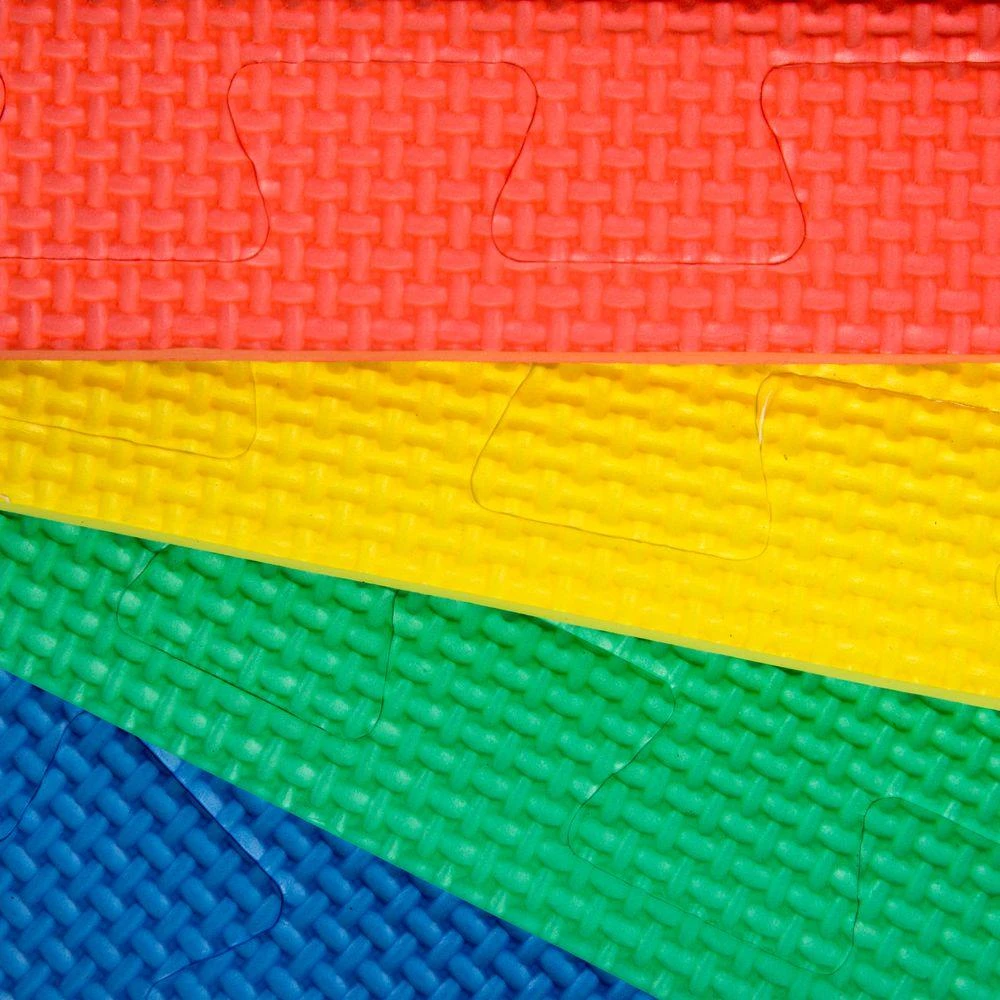 Stalwart Multi-Color 24 In. X 24 In. X 0.50 In. Interlocking EVA Foam Floor Mat (4-Pack) 5 Stalwart Multi-Color 24 In. X 24 In. X 0.50 In. Interlocking EVA Foam Floor Mat (4-Pack) - Image 5