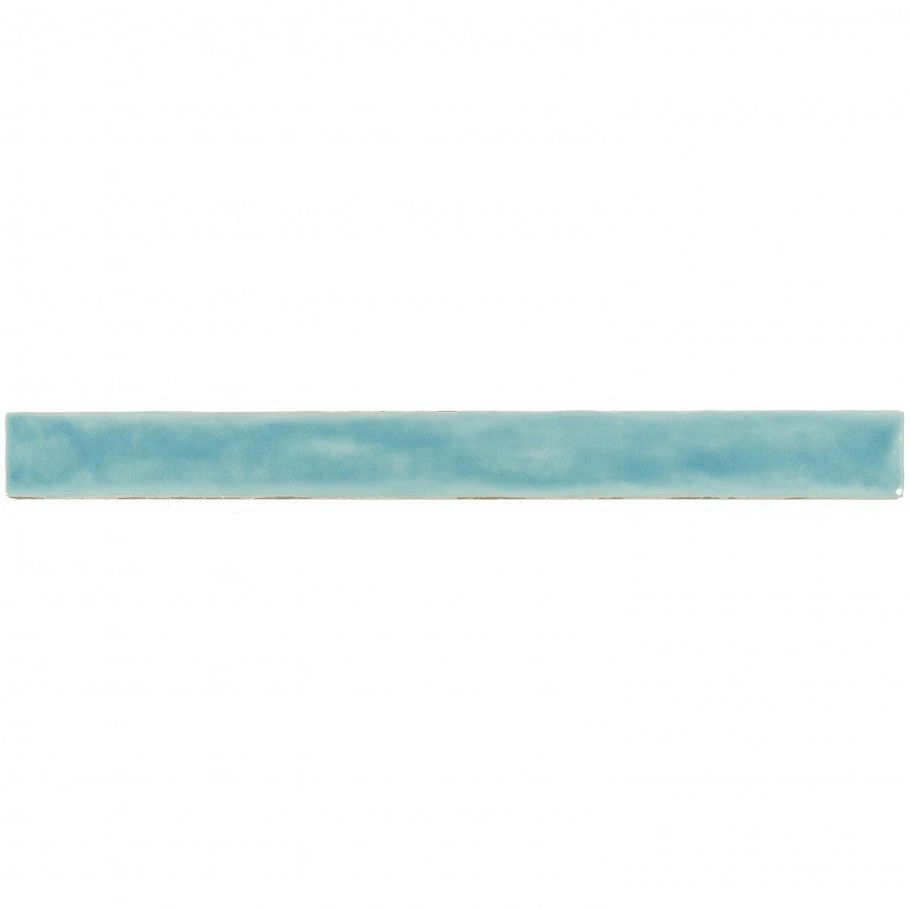 Bond Tile Capetown Turquoise 2 In. X 20 In. Polished Ceramic Wall Tile (20 Pieces 5.38 Sq. Ft. / Box) 4 Bond Tile Capetown Turquoise 2 In. X 20 In. Polished Ceramic Wall Tile (20 Pieces 5.38 Sq. Ft. / Box) - Image 4