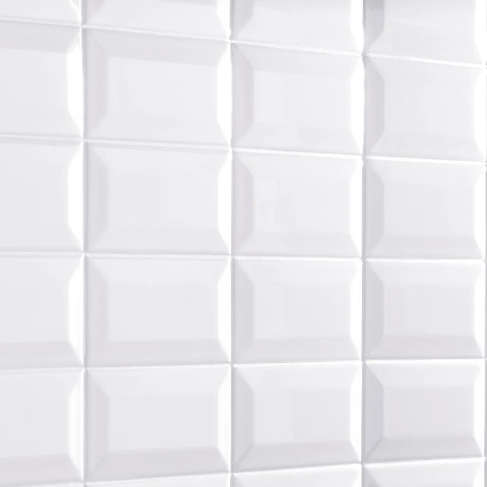 Daltile Restore 3 In. X 6 In. Ceramic Bevel Bright White Subway Tile (10 Sq. Ft. / Case) 6 Daltile Restore 3 In. X 6 In. Ceramic Bevel Bright White Subway Tile (10 Sq. Ft. / Case) - Image 6