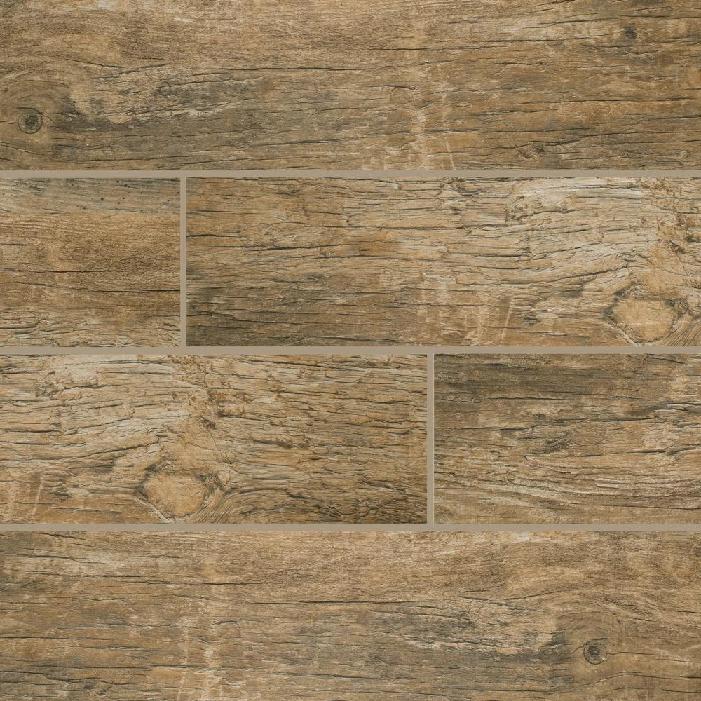 MSI Redwood Natural 6 In. X 24 In. Matte Porcelain Floor And Wall Tile (10 Sq. Ft./case) 11 MSI Redwood Natural 6 In. X 24 In. Matte Porcelain Floor And Wall Tile (10 Sq. Ft./case) - Image 11