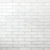 Ivy Hill Tile Moze White 3 In. X 12 In. 9 Mm Ceramic Wall Tile (22-Piece) (5.38 Sq. Ft./ Box)