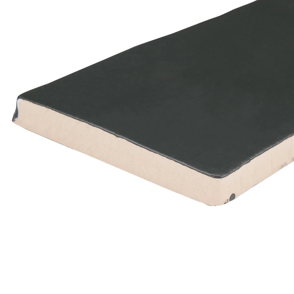 Merola Tile Chester Matte Nero 3 In. X 6 In. Ceramic Wall Subway Tile (6.02 Sq. Ft. / Case) 8 Merola Tile Chester Matte Nero 3 In. X 6 In. Ceramic Wall Subway Tile (6.02 Sq. Ft. / Case) - Image 8