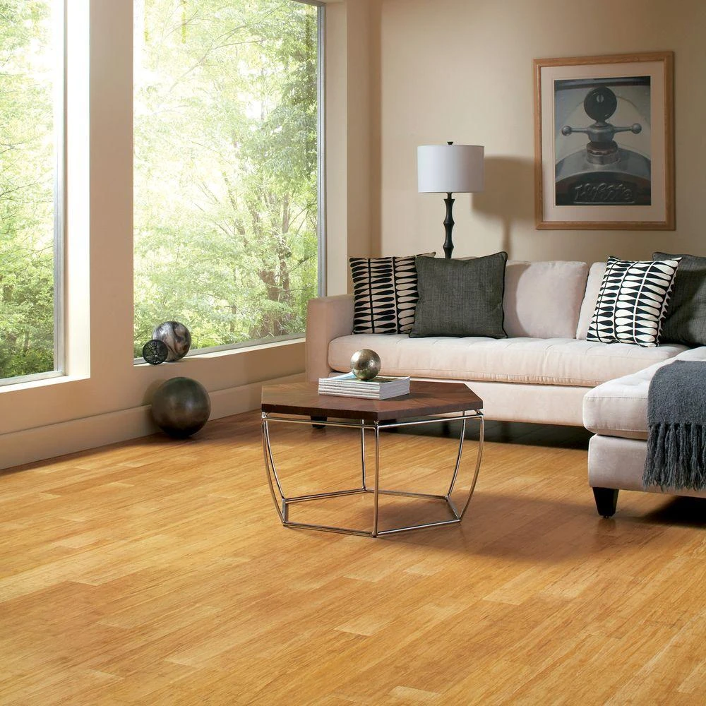 Home Legend Wire Brushed Strand Woven Lyndon 3/8 In. T X 3-7/8 In. W X 36-1/4 In. Length Solid Bamboo Flooring (23.41 Sq. Ft. /case) 2 Home Legend Wire Brushed Strand Woven Lyndon 3/8 In. T X 3-7/8 In. W X 36-1/4 In. Length Solid Bamboo Flooring (23.41 Sq. Ft. /case) - Image 2