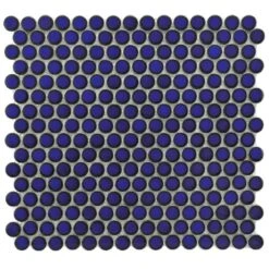 Merola Tile Hudson Penny Round Matte Black 12 In. X 12-5/8 In. X 5 Mm Porcelain Mosaic Tile (10.74 Sq. Ft. / Case) 30 Merola Tile Hudson Penny Round Matte Black 12 In. X 12-5/8 In. X 5 Mm Porcelain Mosaic Tile (10.74 Sq. Ft. / Case) -Floor Promotion Store c28ff465a2d64109711bf19f04edb42b 1800x1800