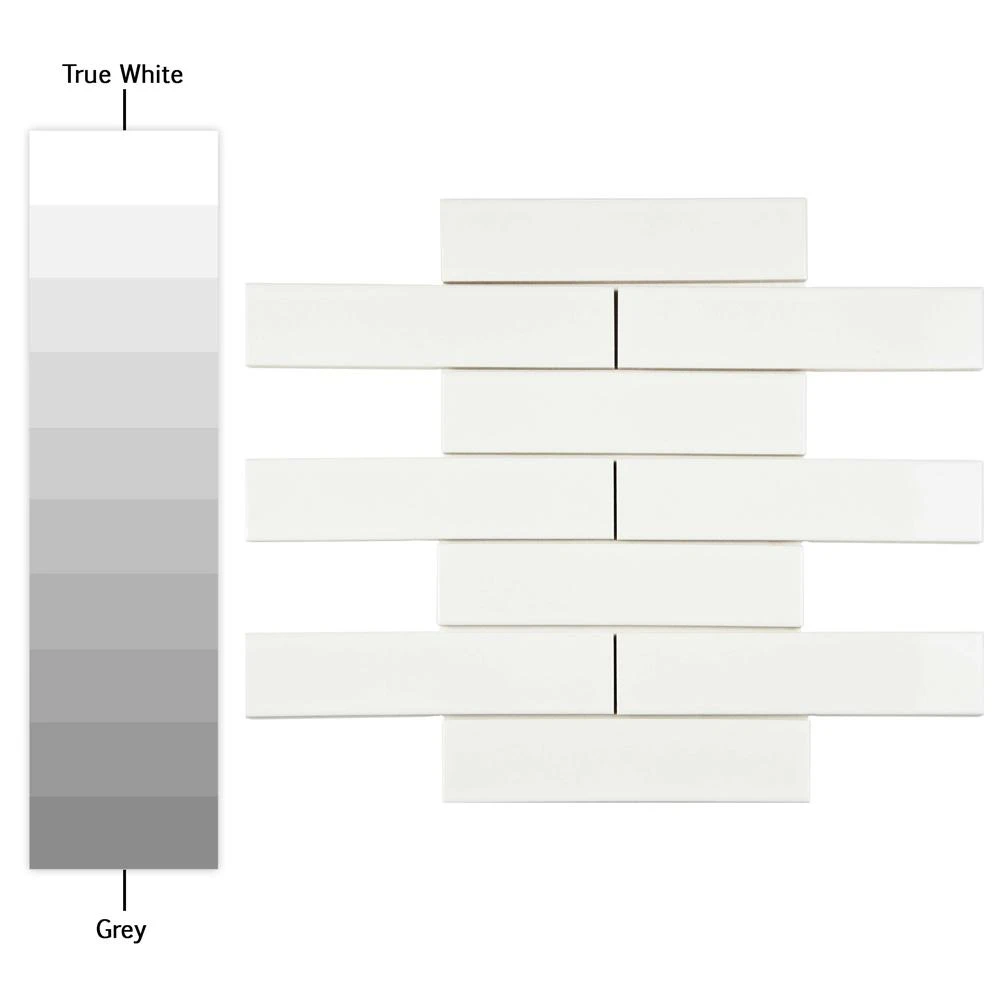 Merola Tile Metro Soho Glossy White 1-3/4 In. X 7-3/4 In. Porcelain Floor And Wall Subway Tile (1 Sq. Ft. / Pack) 8 Merola Tile Metro Soho Glossy White 1-3/4 In. X 7-3/4 In. Porcelain Floor And Wall Subway Tile (1 Sq. Ft. / Pack) - Image 8