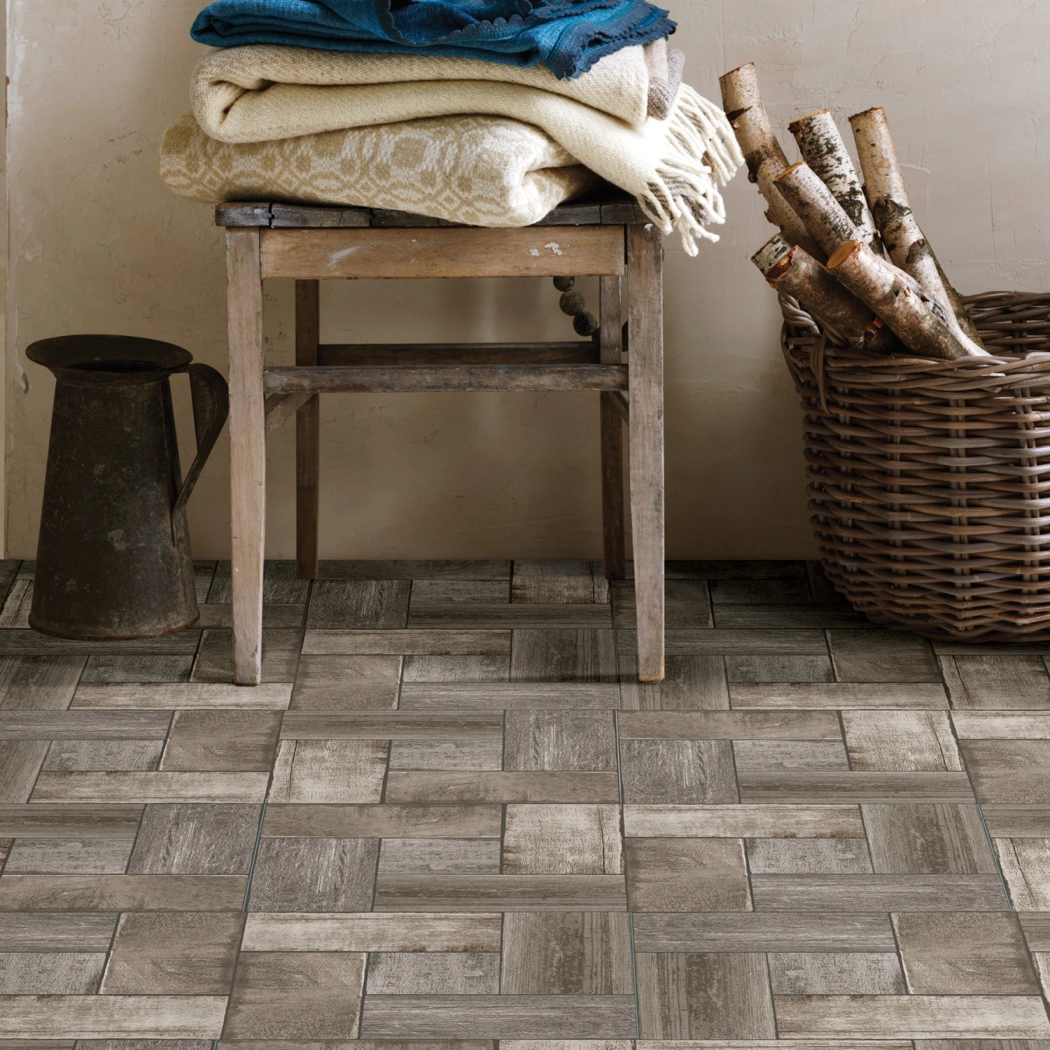 FloorPops Northwoods 12 In. X 12 In. Peel And Stick Virgin Vinyl Floor Tiles (10-Pack) 3 FloorPops Northwoods 12 In. X 12 In. Peel And Stick Virgin Vinyl Floor Tiles (10-Pack) - Image 3