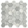Daltile Restore Mist Honed 12 In. X 12 In. X 8mm Marble Mosaic Floor And Wall Tile (0.97 Sq. Ft./ Piece)