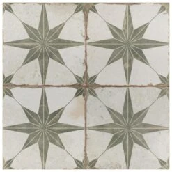 Merola Tile Kings Star Sage 17-5/8"x17-5/8" Ceramic F/W Tile 33 Merola Tile Kings Star Sage 17-5/8"x17-5/8" Ceramic F/W Tile -Floor Promotion Store c4aec6eed8038b9e9fb3a2c6afe78706 38378792 a1b0 4968 8946 a94f4ff73d5c 1800x1800