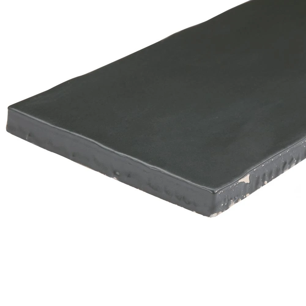 Merola Tile Chester Matte Nero 3 In. X 12 In. Ceramic Wall Subway Tile (5.93 Sq. Ft. / Case) 4 Merola Tile Chester Matte Nero 3 In. X 12 In. Ceramic Wall Subway Tile (5.93 Sq. Ft. / Case) - Image 4