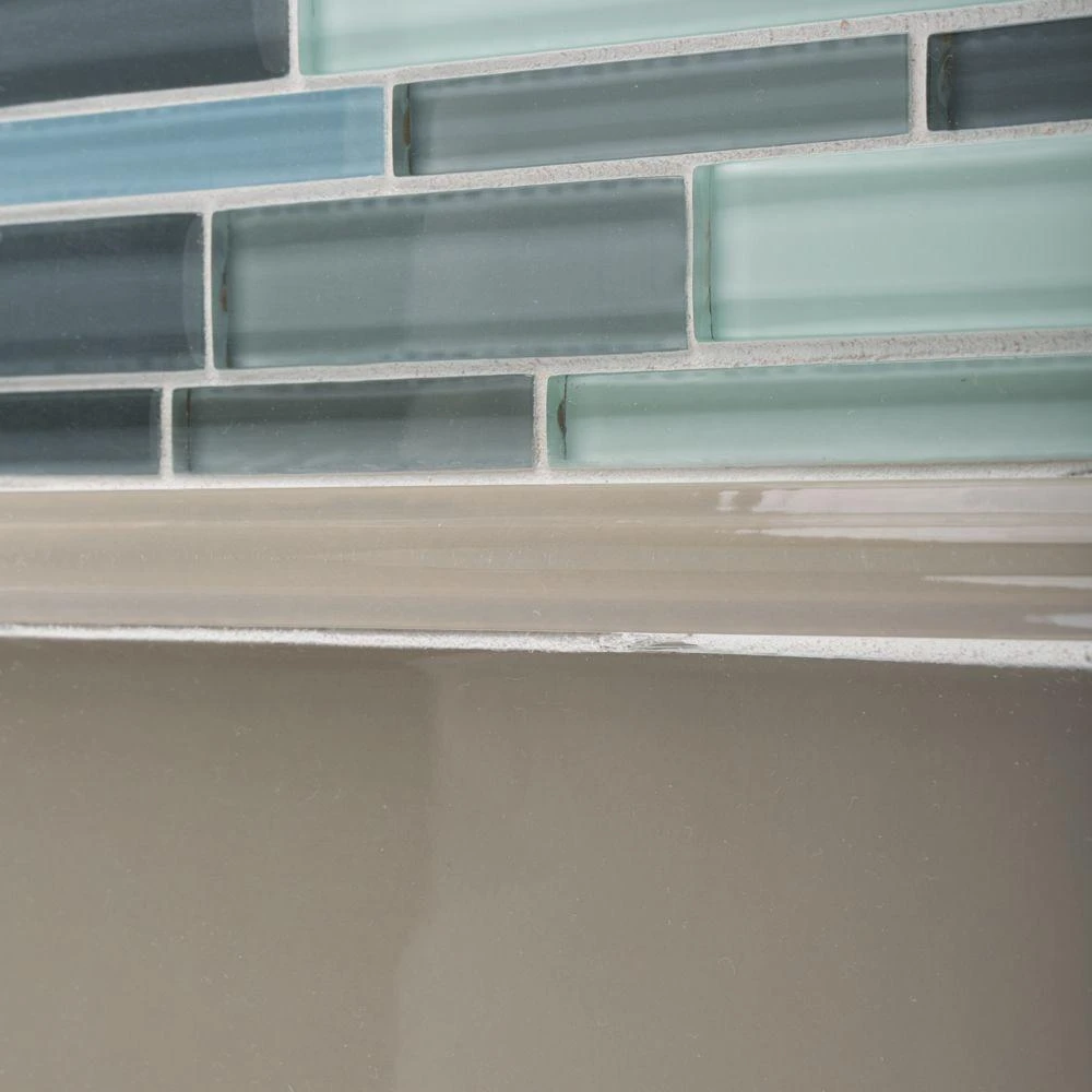 Jeffrey Court Stratosphere Blue Pencil 12.875 In. X 12.5 In. X 8 Mm Interlocking Glossy Glass Mosaic Tile 5 Jeffrey Court Stratosphere Blue Pencil 12.875 In. X 12.5 In. X 8 Mm Interlocking Glossy Glass Mosaic Tile - Image 5