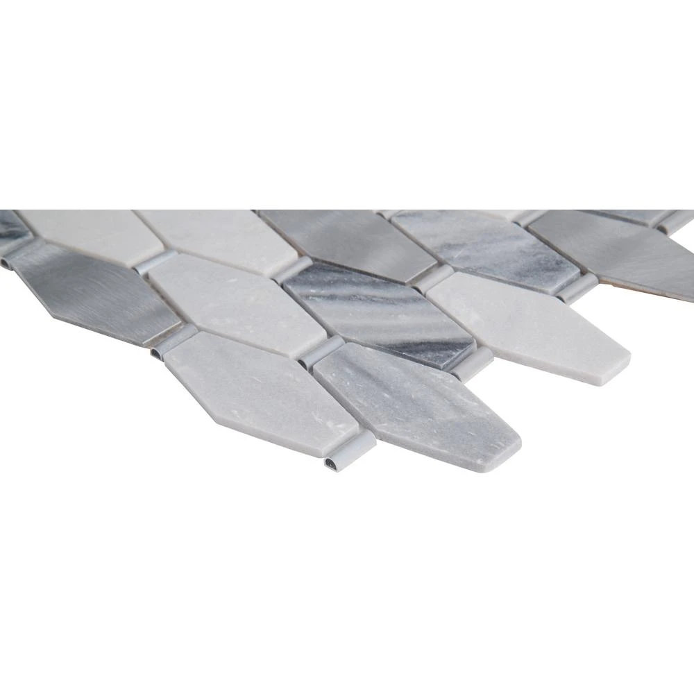 MSI Ankara 13 In. X 11.61 In. X 6mm Textured Stone Metal Mesh-Mounted Mosaic Tile (15.75 Sq. Ft. / Case) 6 MSI Ankara 13 In. X 11.61 In. X 6mm Textured Stone Metal Mesh-Mounted Mosaic Tile (15.75 Sq. Ft. / Case) - Image 6