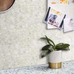 Bond Tile Easy Luxe Mother Of Pearl Square 11.81 In. X 11.81 In. Peel And Stick Tile (0.96 Sq. Ft. / Sheet) -Floor Promotion Store c64ad1a8 fbdb 4609 baf9 915378c68204.33fe15144e2fcbc4963167ace75ad064 1800x1800