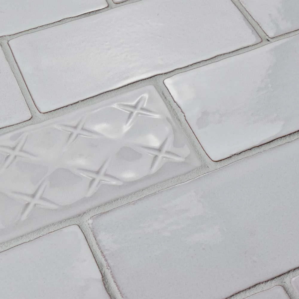 Merola Tile Antic Special Milk 3 In. X 6 In. Ceramic Wall Subway Tile (4.38 Sq. Ft. / Case) 7 Merola Tile Antic Special Milk 3 In. X 6 In. Ceramic Wall Subway Tile (4.38 Sq. Ft. / Case) - Image 7