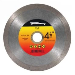Forney 4-1/2 In. Continuous Rim Diamond Tile-Cutting Blade