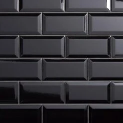 Merola Tile Crown Heights Beveled 3 In. X 6 In. Matte Black Ceramic Wall Tile (6.03 Sq. Ft. /Case) 19 Merola Tile Crown Heights Beveled 3 In. X 6 In. Matte Black Ceramic Wall Tile (6.03 Sq. Ft. /Case) -Floor Promotion Store cc085c0a05e224b246c3c92b990b8cae 1800x1800
