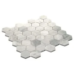 Daltile Restore Mist Honed 12 In. X 12 In. X 8mm Marble Mosaic Floor And Wall Tile (0.97 Sq. Ft./ Piece) -Floor Promotion Store cc220c05f70d9c589683667ca80dd590 1800x1800