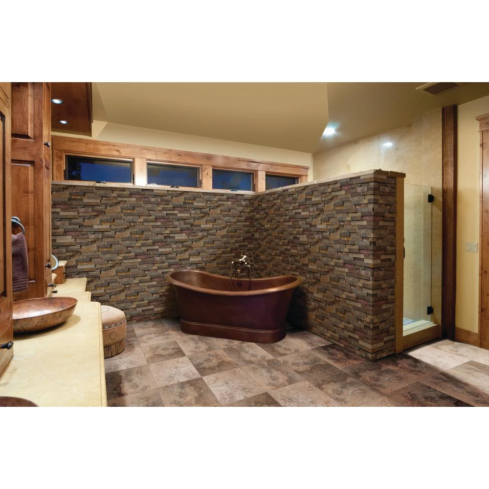 MSI California Gold Ledger Corner 6 In. X 6 In. Natural Slate Wall Tile (2 Sq. Ft. / Case) 2 MSI California Gold Ledger Corner 6 In. X 6 In. Natural Slate Wall Tile (2 Sq. Ft. / Case) - Image 2