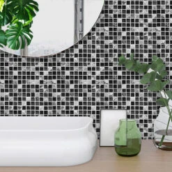 Goory 10Pcs Mosaic Pattern Waterproof Wall Tile Stickers Peel And Stick Tile Kitchen Backsplash Wallpaper Sticker 15x15cm/20x20cm -Floor Promotion Store cdd489d5 eae1 44fc af3e 0c4698f03291 1.b97abd81203010edbaa45c8a10d7db1c 3c738d79 e6ef 4b66 86a5 d090ca7579a0 1800x1800