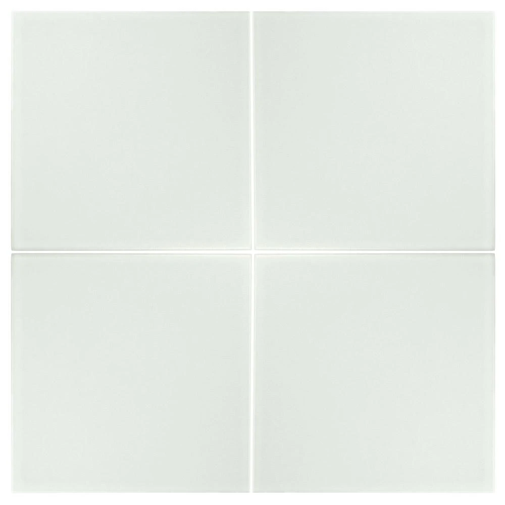 Merola Tile Revival White 7-3/4 In. X 7-3/4 In. Ceramic Floor And Wall Tile 4 Merola Tile Revival White 7-3/4 In. X 7-3/4 In. Ceramic Floor And Wall Tile - Image 4