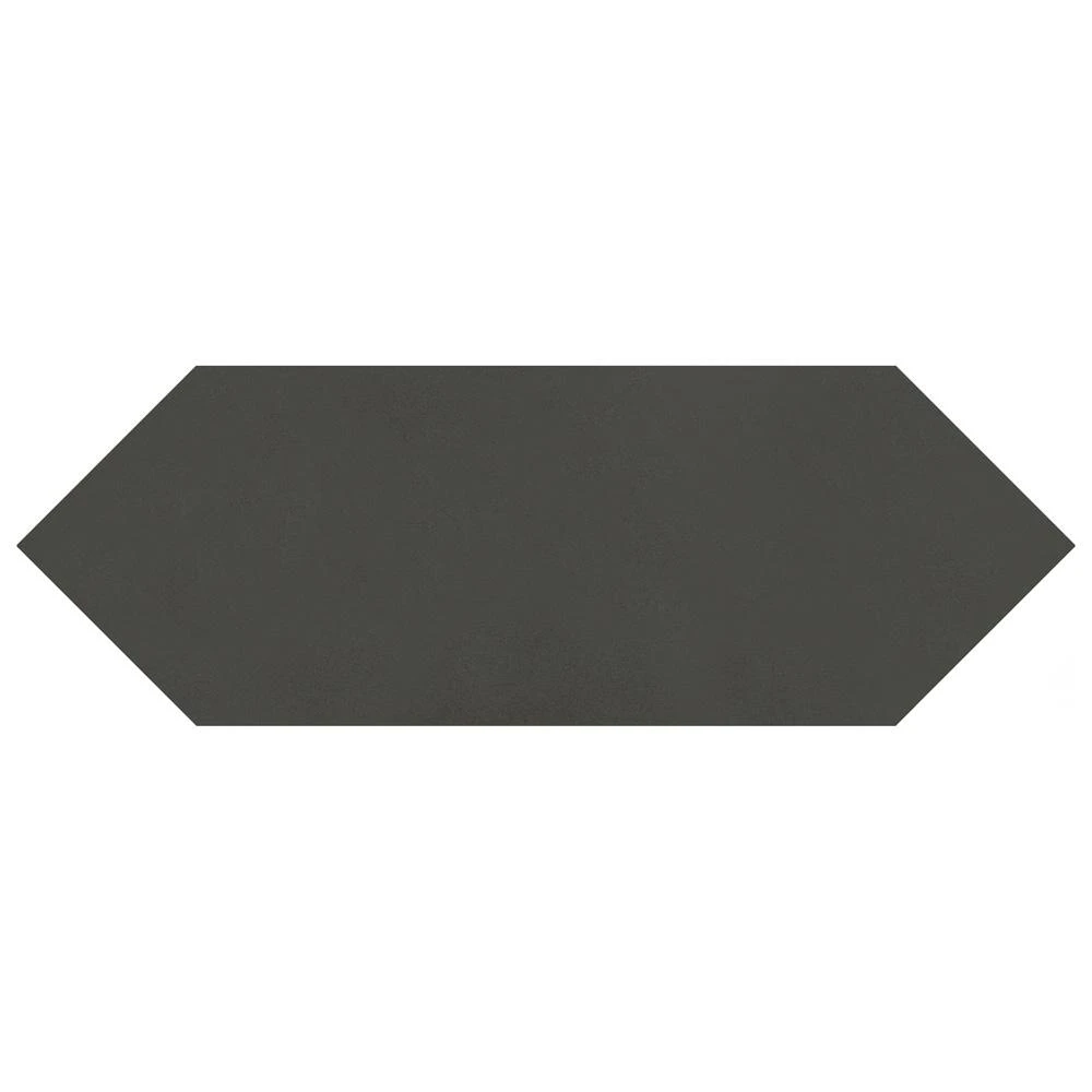 Merola Tile Kite Black 4 In. X 11-3/4 In. Porcelain Floor And Wall Subway Tile (11.81 Sq. Ft. / Case) 6 Merola Tile Kite Black 4 In. X 11-3/4 In. Porcelain Floor And Wall Subway Tile (11.81 Sq. Ft. / Case) - Image 6