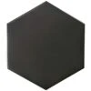 Merola Tile Hexatile Matte Nero 7 In. X 8 In. Porcelain Floor And Wall Tile (7.67 Sq. Ft./case)