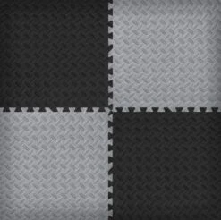 Norsk Black 24 In. X 24 In. EVA Foam Solid Color Diamond Plate Interlocking Tile (18-Tile) -Floor Promotion Store d2781f2d 3a64 41c6 83b8 22f133cbb83d 2.61f58649b24585b0dd7970da2ff3d136 1800x1800