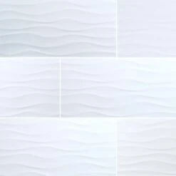 MSI Dymo Wavy White 12 In. X 24 In. Glossy Ceramic Wall Tile (16 Sq. Ft./case) 11 MSI Dymo Wavy White 12 In. X 24 In. Glossy Ceramic Wall Tile (16 Sq. Ft./case) -Floor Promotion Store d3498cc6520cb697acaaa22b4c3fb38f 1800x1800