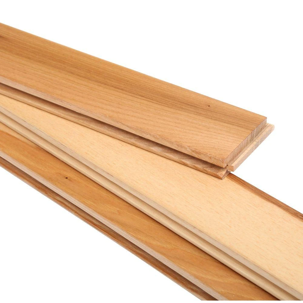 Bruce Hickory Country Natural 3/4 In. Thick X 2-1/4 In. Wide X Varying Length Solid Hardwood Flooring (20 Sq. Ft. / Case) 4 Bruce Hickory Country Natural 3/4 In. Thick X 2-1/4 In. Wide X Varying Length Solid Hardwood Flooring (20 Sq. Ft. / Case) - Image 4