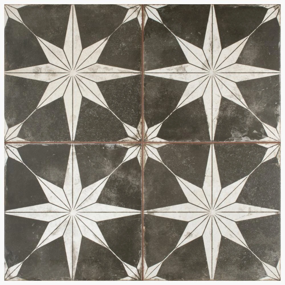 Merola Tile Kings Star Sage 17-5/8"x17-5/8" Ceramic F/W Tile 20 Merola Tile Kings Star Sage 17-5/8"x17-5/8" Ceramic F/W Tile - Image 20