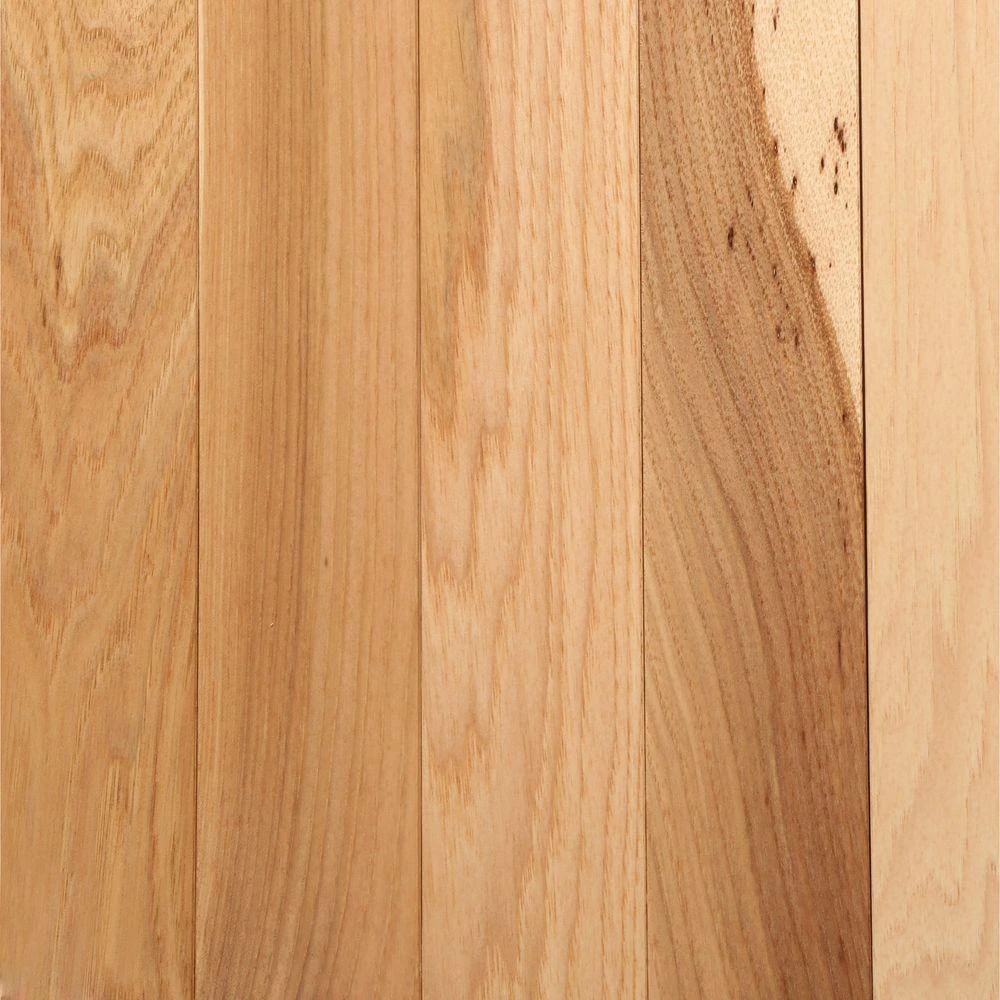 Bruce Hickory Country Natural 3/4 In. Thick X 2-1/4 In. Wide X Varying Length Solid Hardwood Flooring (20 Sq. Ft. / Case) 1 Bruce Hickory Country Natural 3/4 In. Thick X 2-1/4 In. Wide X Varying Length Solid Hardwood Flooring (20 Sq. Ft. / Case)