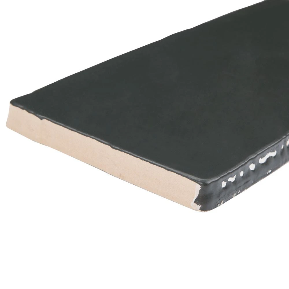 Merola Tile Chester Matte Nero 3 In. X 6 In. Ceramic Wall Subway Tile (6.02 Sq. Ft. / Case) 4 Merola Tile Chester Matte Nero 3 In. X 6 In. Ceramic Wall Subway Tile (6.02 Sq. Ft. / Case) - Image 4