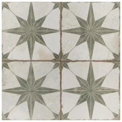Merola Tile Kings Star Sage 17-5/8"x17-5/8" Ceramic F/W Tile 25 Merola Tile Kings Star Sage 17-5/8"x17-5/8" Ceramic F/W Tile -Floor Promotion Store dae81f759987f3d2f25ba7a9dbd0f079 1800x1800