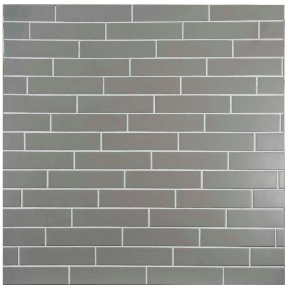 Merola Tile Metro Soho Glossy White 1-3/4 In. X 7-3/4 In. Porcelain Floor And Wall Subway Tile (1 Sq. Ft. / Pack) 13 Merola Tile Metro Soho Glossy White 1-3/4 In. X 7-3/4 In. Porcelain Floor And Wall Subway Tile (1 Sq. Ft. / Pack) - Image 13