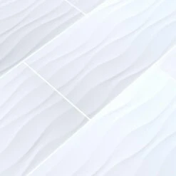 MSI Dymo Wavy White 12 In. X 24 In. Glossy Ceramic Wall Tile (16 Sq. Ft./case) 12 MSI Dymo Wavy White 12 In. X 24 In. Glossy Ceramic Wall Tile (16 Sq. Ft./case) -Floor Promotion Store e65a2d945d7db2c114bace94ae246ba9 1800x1800