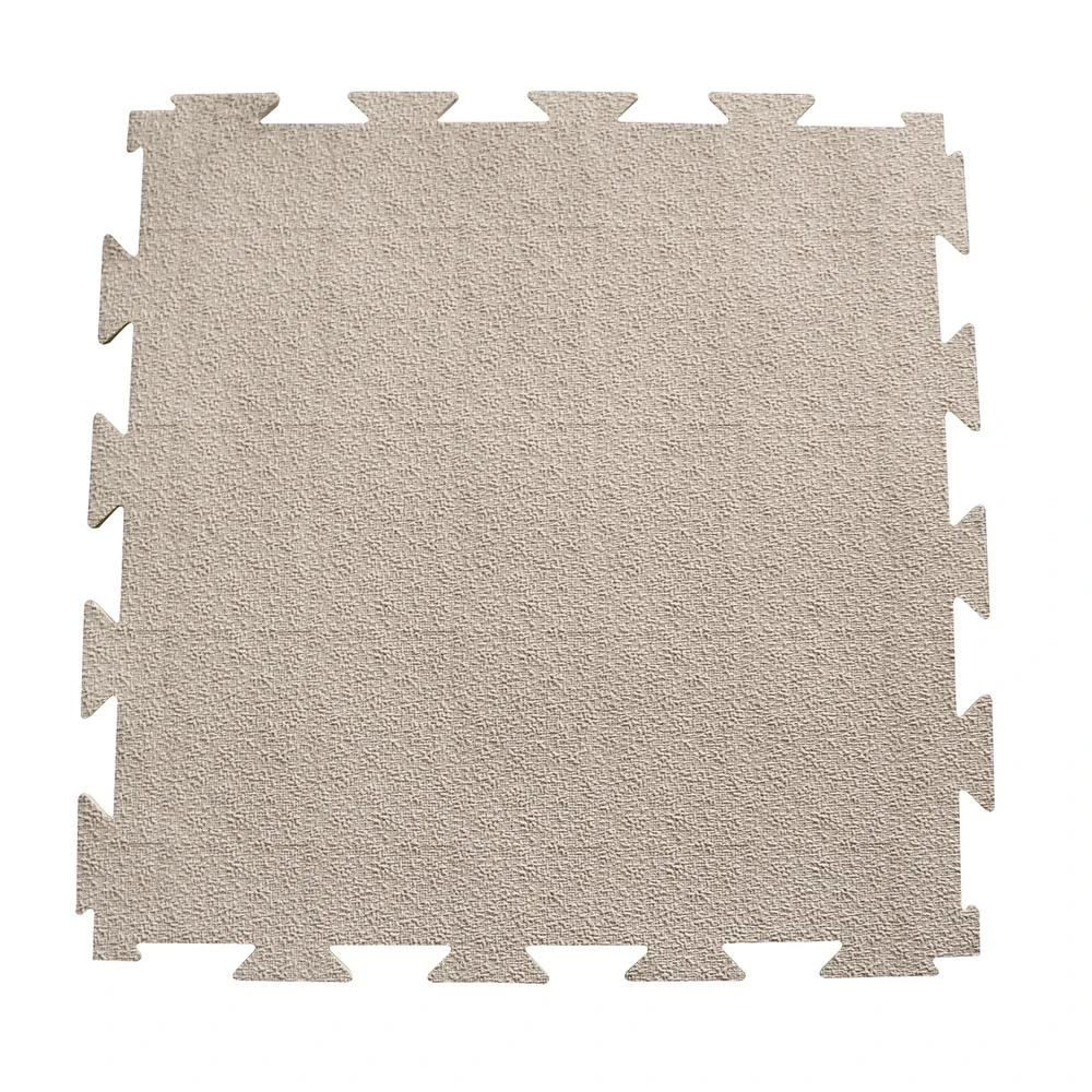 Rubber-Cal Terra-Flex 1/4 In. X 24 In. X 24 In. Light Tan Interlocking Flooring (10-Pack, 40 Sq. Ft.) 1 Rubber-Cal Terra-Flex 1/4 In. X 24 In. X 24 In. Light Tan Interlocking Flooring (10-Pack, 40 Sq. Ft.)